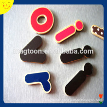 High quality letter/number fridge magnets custom wooden fridge magnets